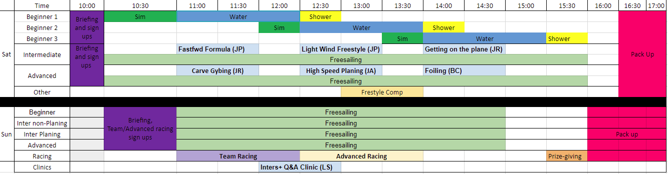 Waterfront Timetable